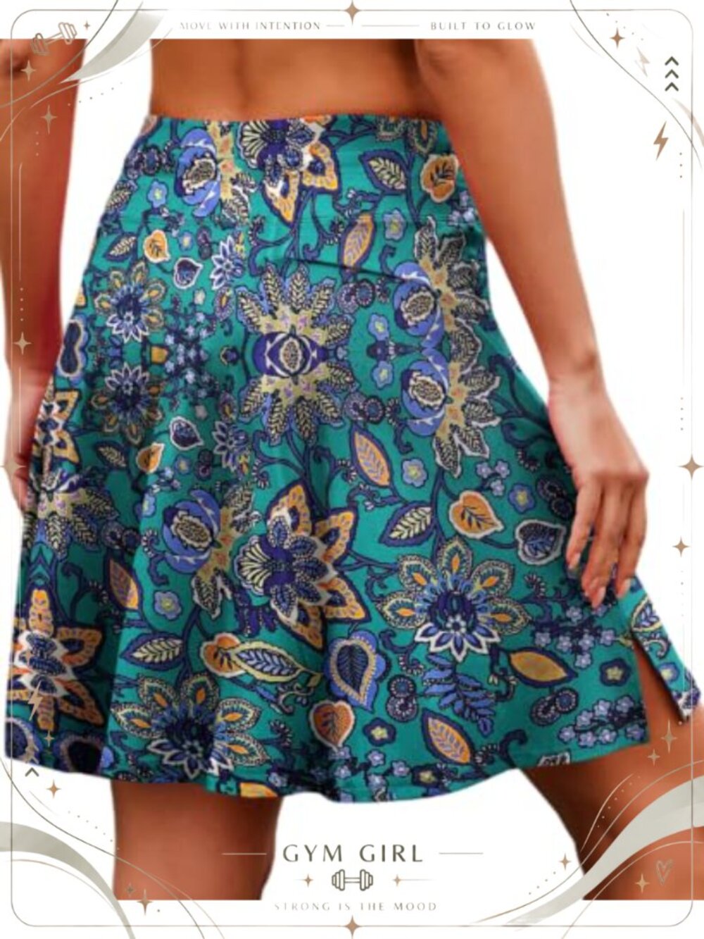 Women's 20" Knee Length Skort with Pockets Pleated Athletic Golf Tennis Skirt